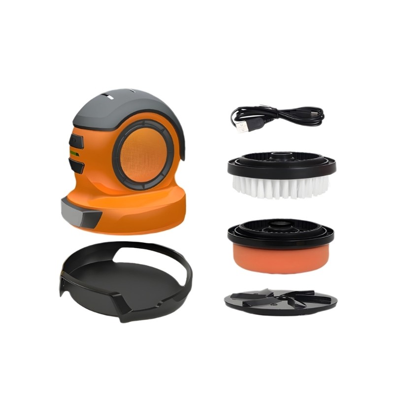 Electric Ice Scraper With Soft Bristle Brush For Car Windshield Quick Defrosting