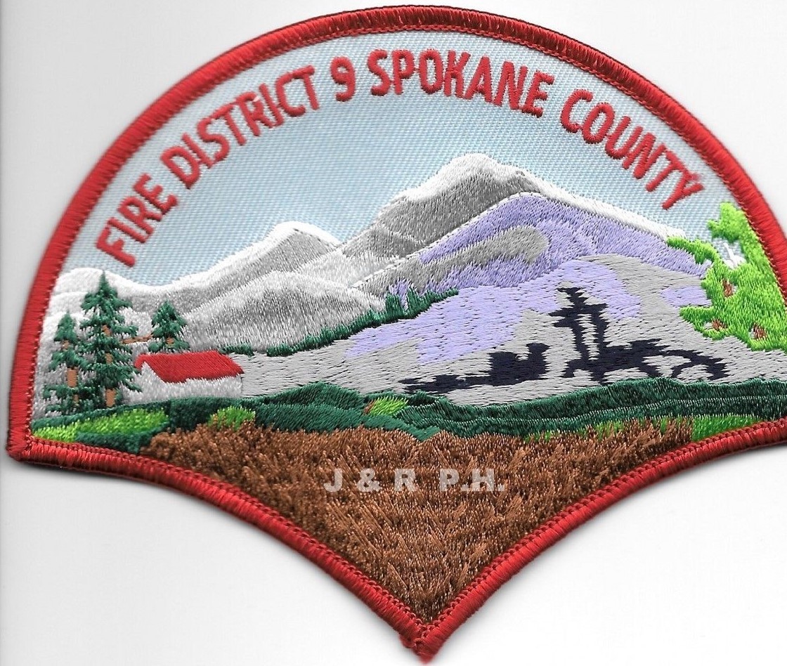 Spokane County Fire District - 9, Washington (5" x 4" size) fire patch