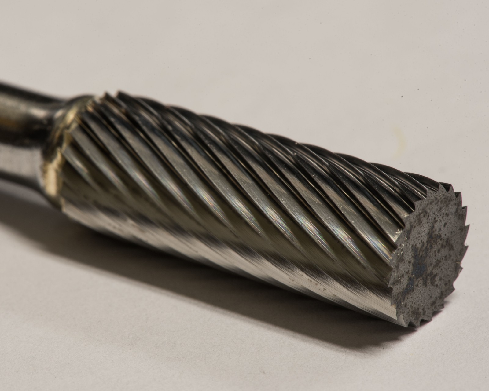 SA3LS Cylindrical Tungsten Carbide Burr Bur Cutting Tool Die Grinder Bit 1/4"