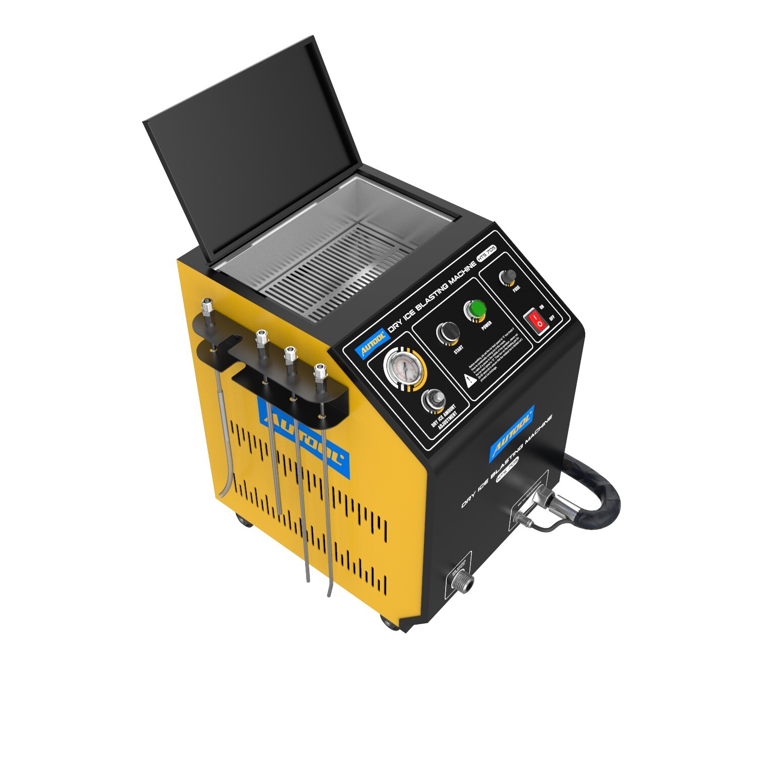 Auto Dry Ice Blasting Machine Dry Ice Non-toxic Cleaning Zero Chemical Pollution