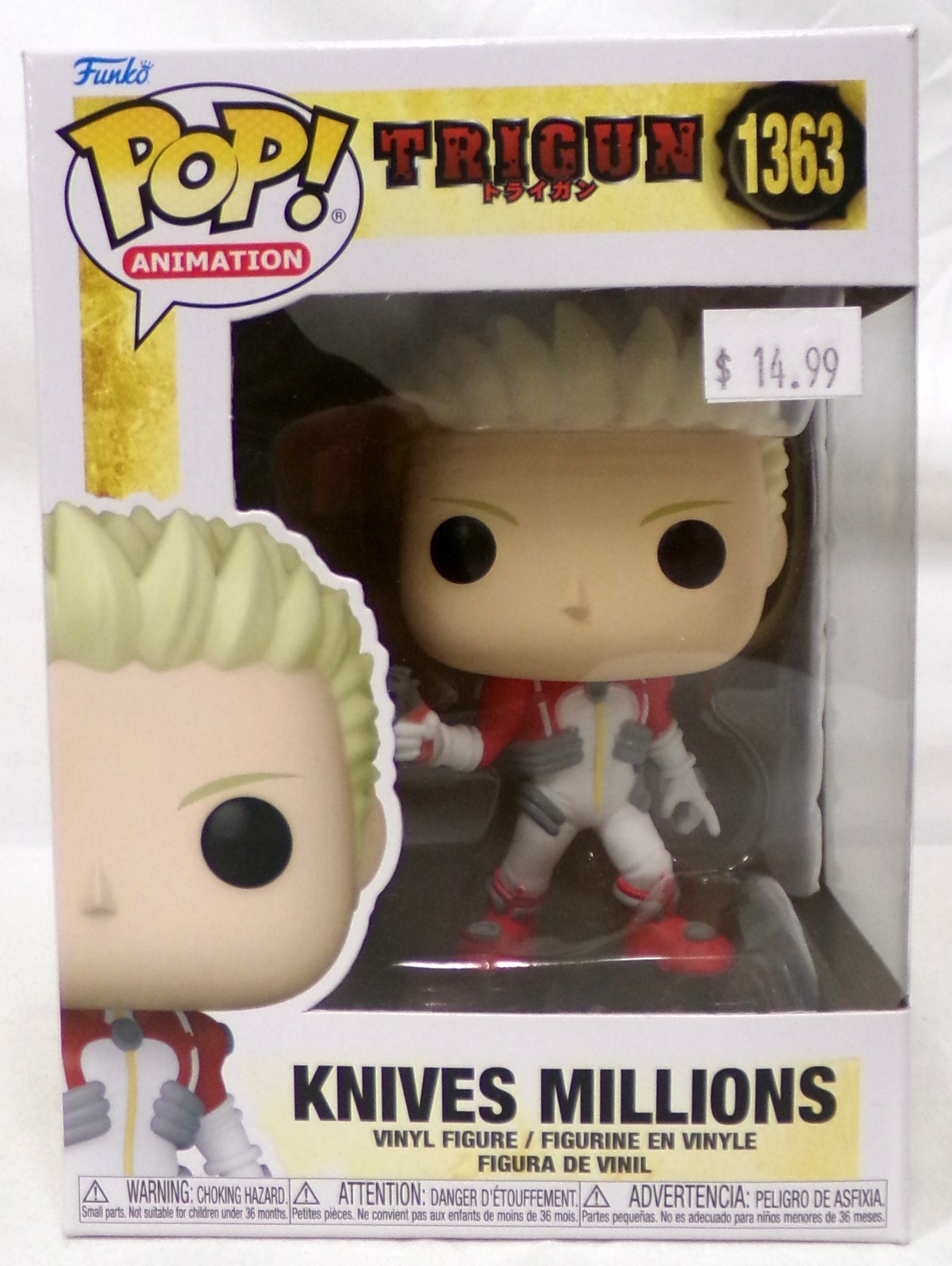 Funko Pop! 1363 Knives Millions Trigun Animation Vinyl Figure New