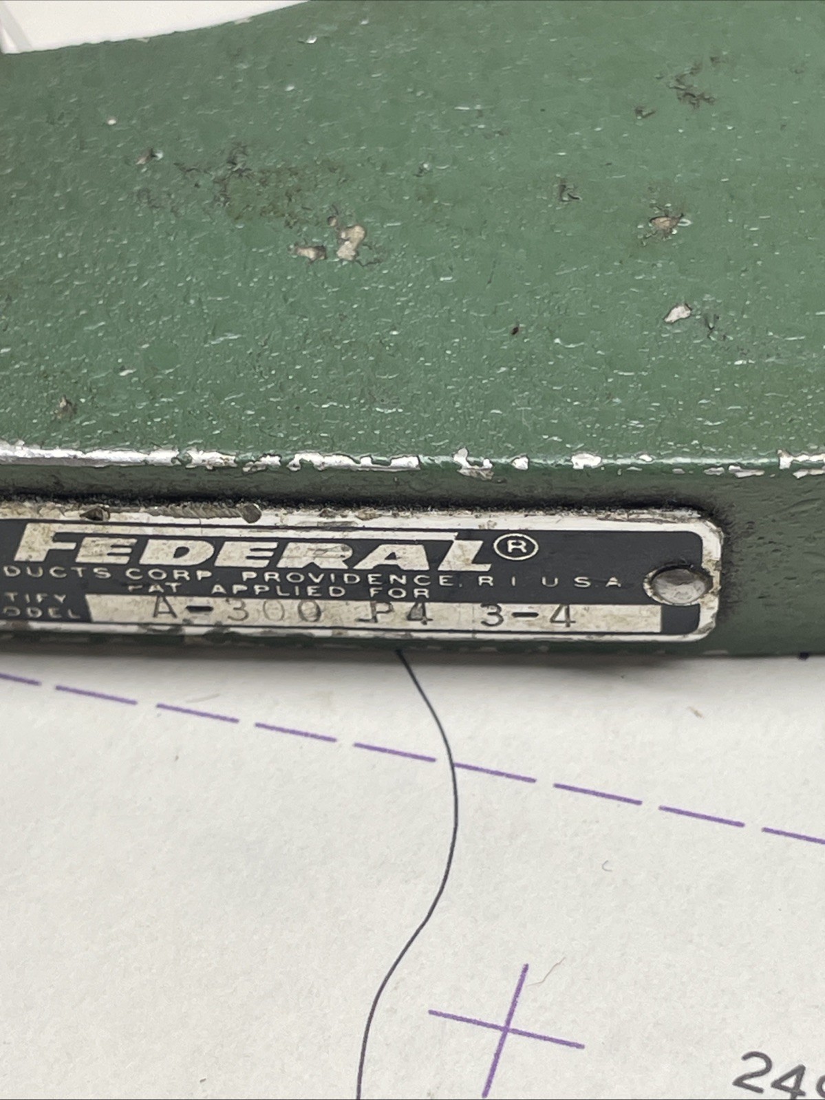 Federal 300P-4 3-4" .0001" Dial Indicator Snap Gauge