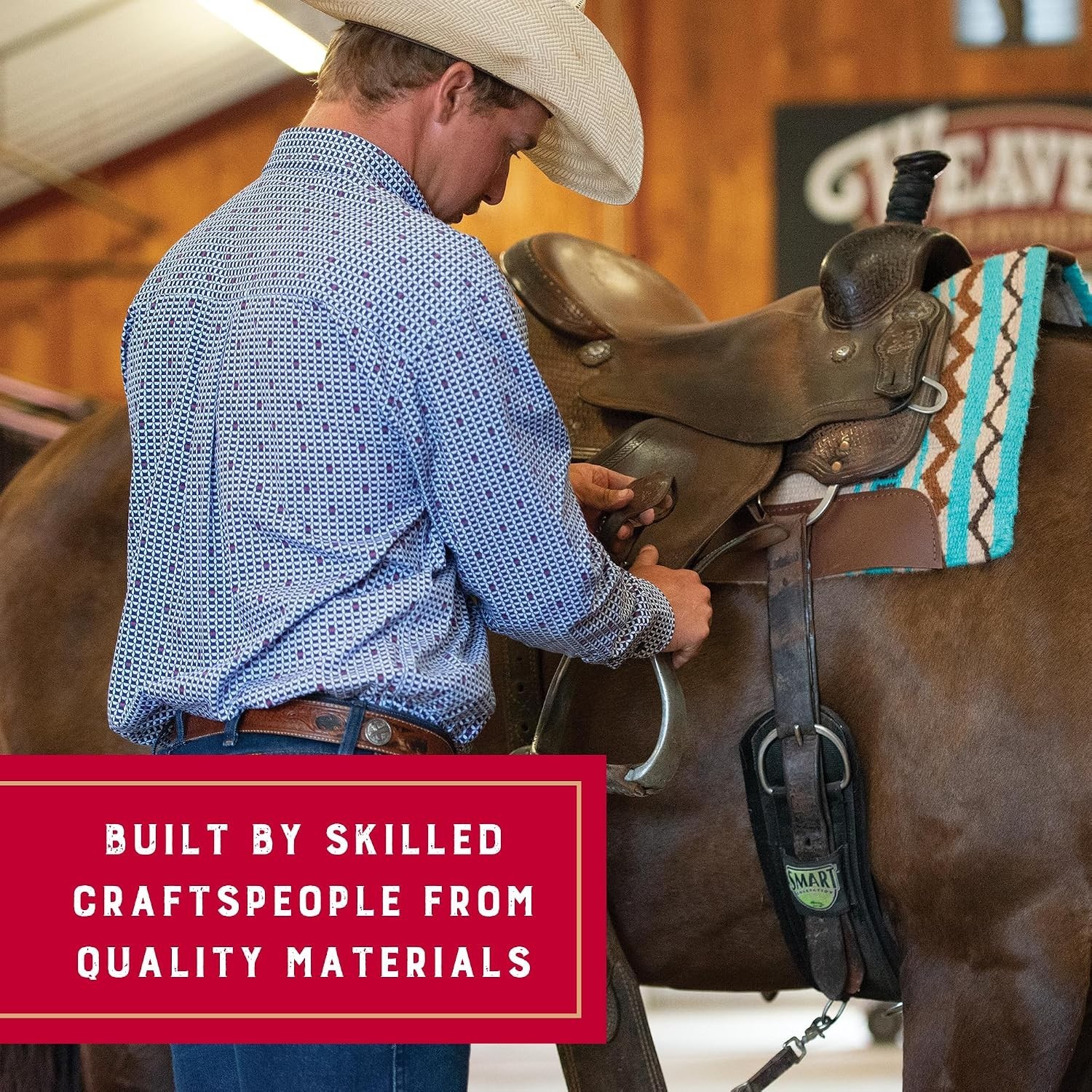 Professional Grade 30" Horse Cinch with Buckle