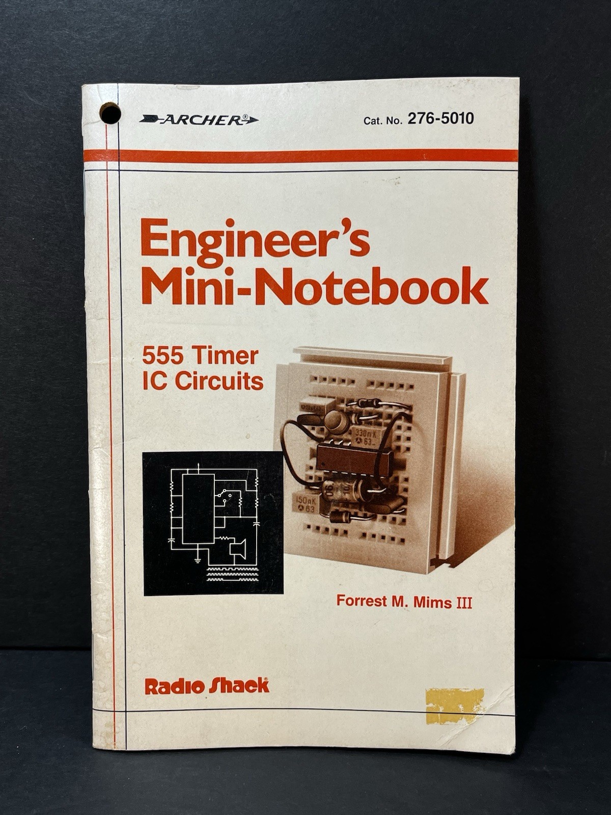 Radio Shack Engineer's Mini-Notebook 555 Timer IC Circuits Archer 1984 1st Ed