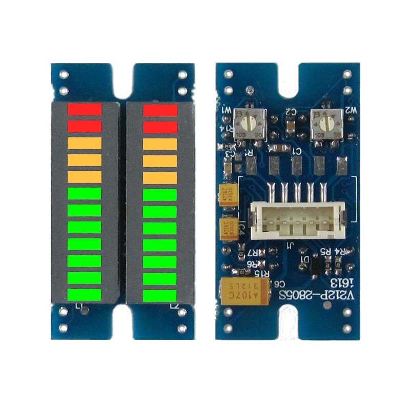 LED Music Audio Spectrum Indicator Dual-CH Stereo Volume Level VU Meter B Port