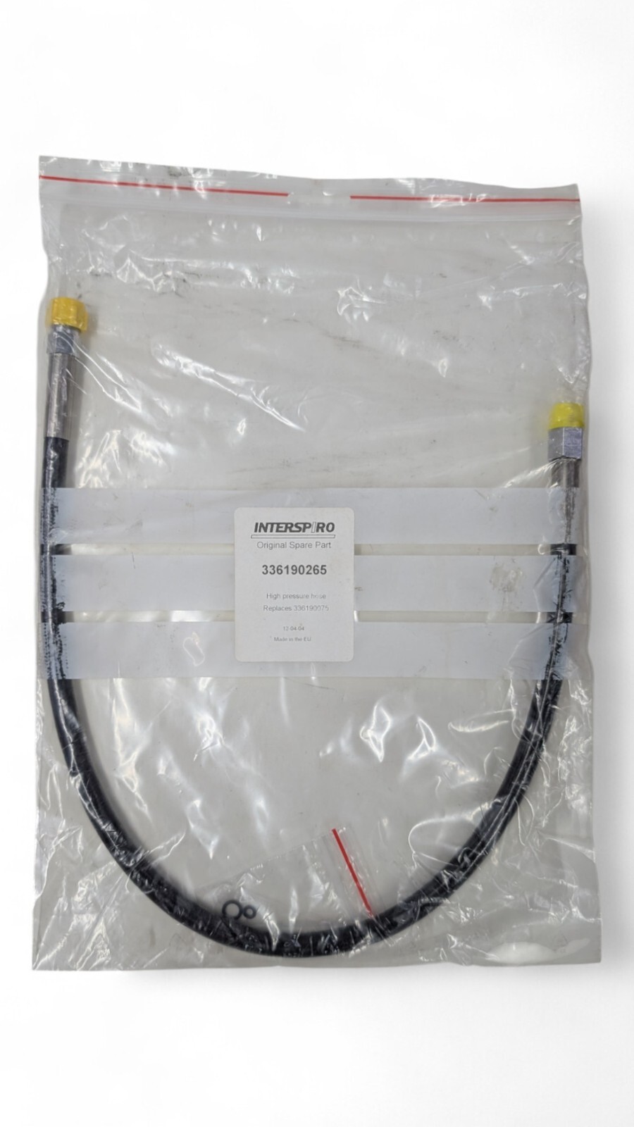Interspiro AGA High Pressure Hose 336190265 | Replaces 336190975 | SCUBA Spare