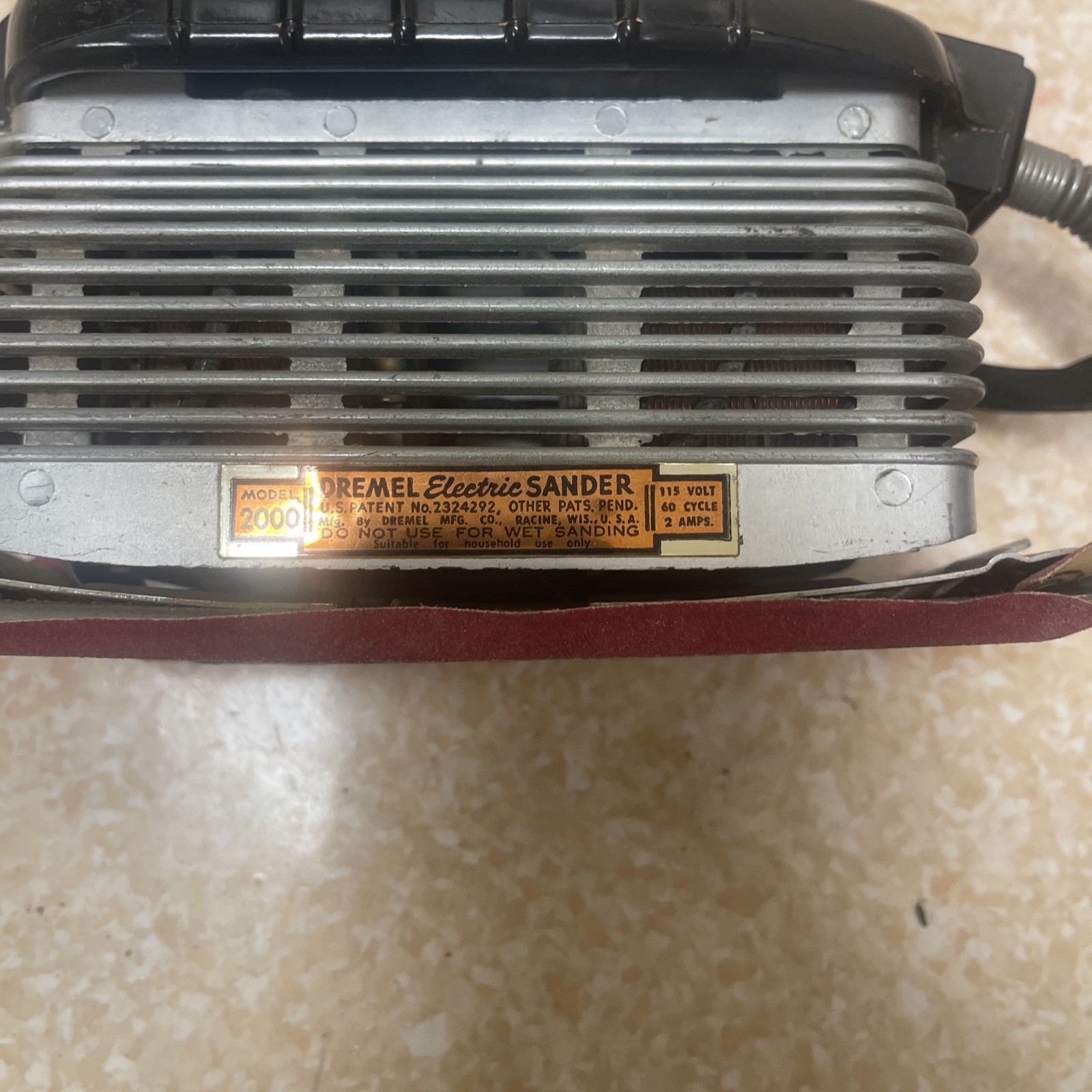 Vintage Dremel Electric Sander Model, 2000