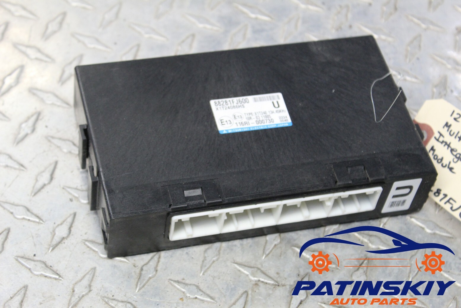 2012 SUBARU IMPREZA MULTIFUNCTION INTEGRATED CONTROL MODULE UNIT COMPUTER 12
