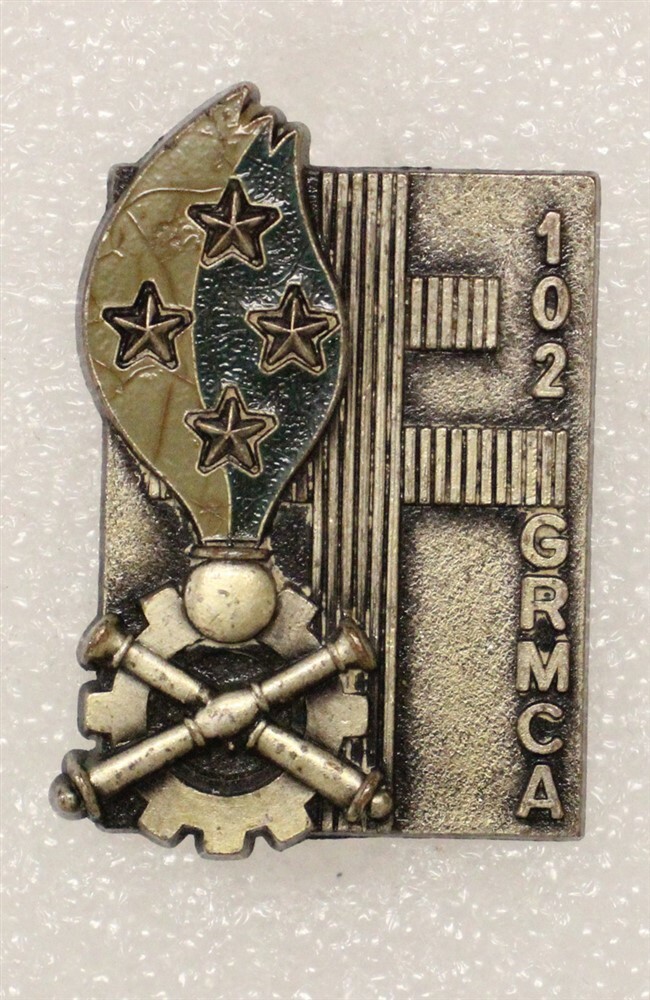 French Army Badge 4826: 102e Groupe de Reparation du Materiel - Drago, G2595