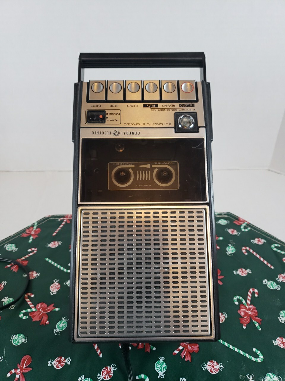 Vintage General Electric 3-5105G Tape Recorder  Tested
