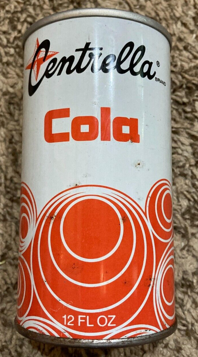 VINTAGE CENTRELLA COLA -  SODA PULL TAB STEEL CAN