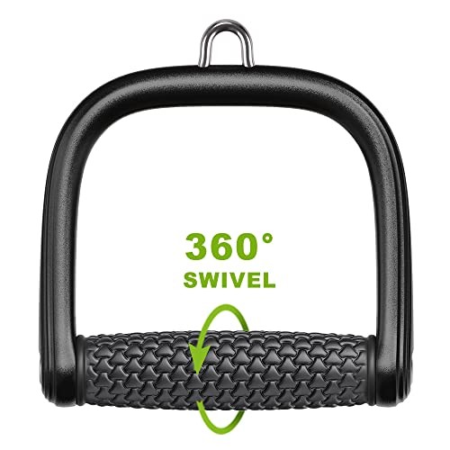 D Handle Cable Attachment, Cable Attachments for Gym, Non Triangular Pattern