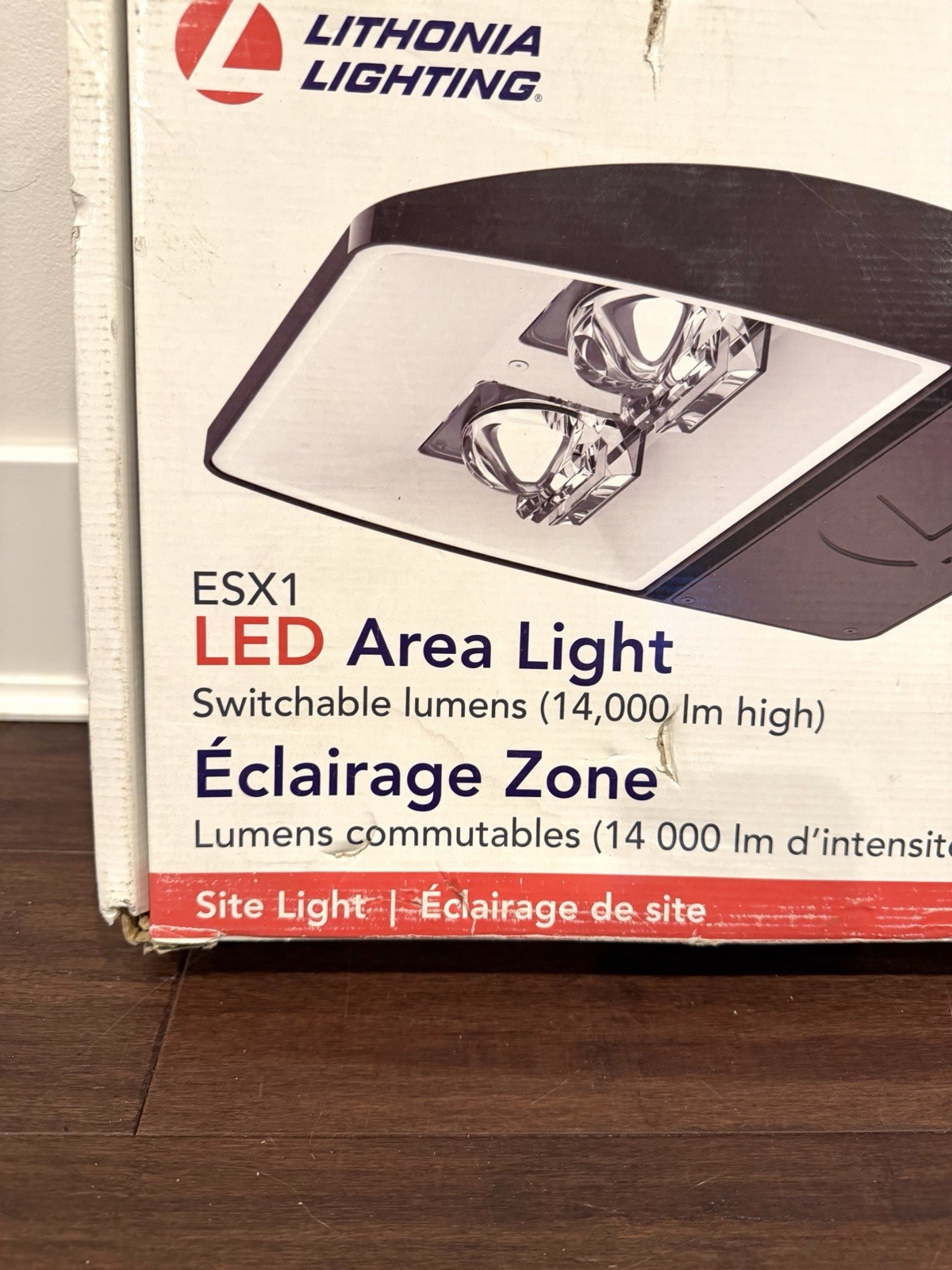Lithonia Lighting ESX1 LED P4 4000K Type 3 Optic MVOLT Pole Bi-Level Area Light
