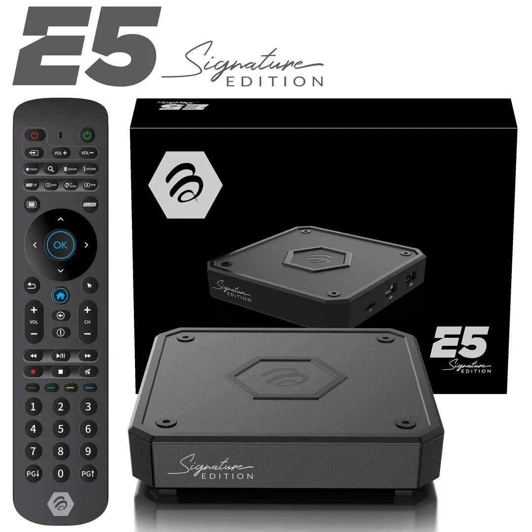 BuzzTV E5 Signature Edition 64GB 4K Android TV Box 2T 2R WiFi Media Player