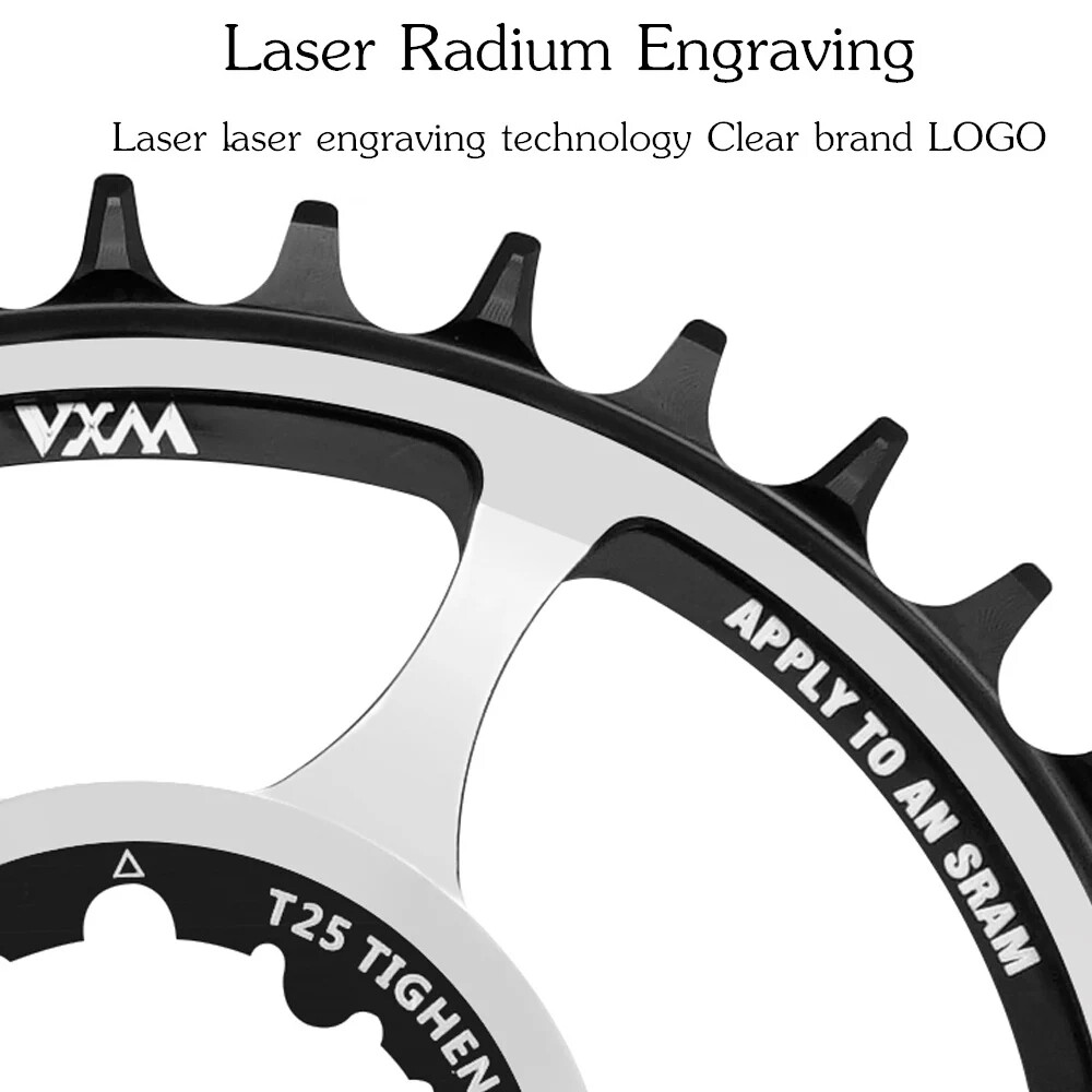 MTB Bicycle Oval Round Chainring 3/6mm Offset Direct Mount Star Ring 32T 34T 36T
