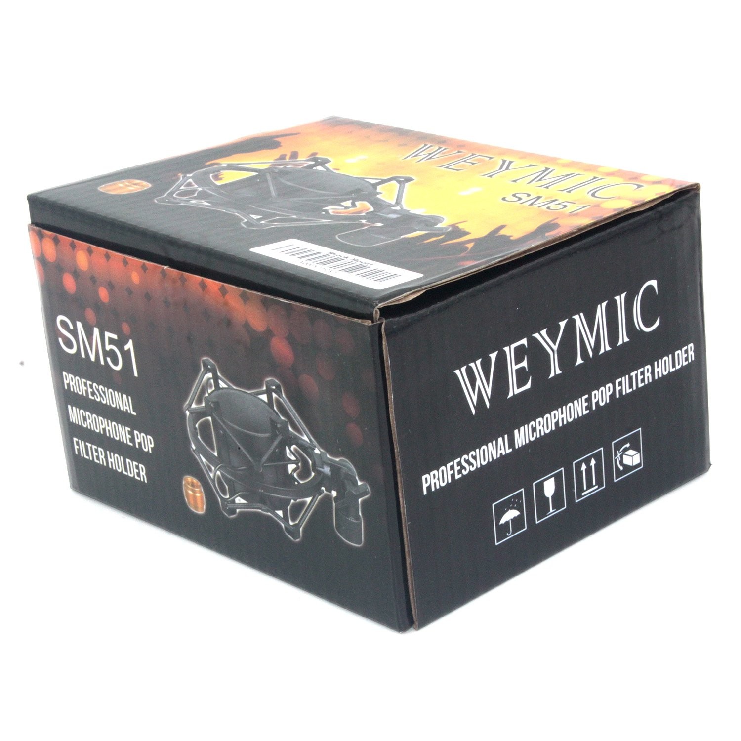 Weymic Black Universal Microphone Shock Mount for Large Diameter Diameter 48-...