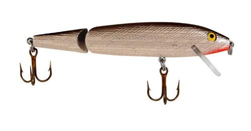 Rebel Jointed 5/16 oz Minnow Fishing Lure - Silver/Black