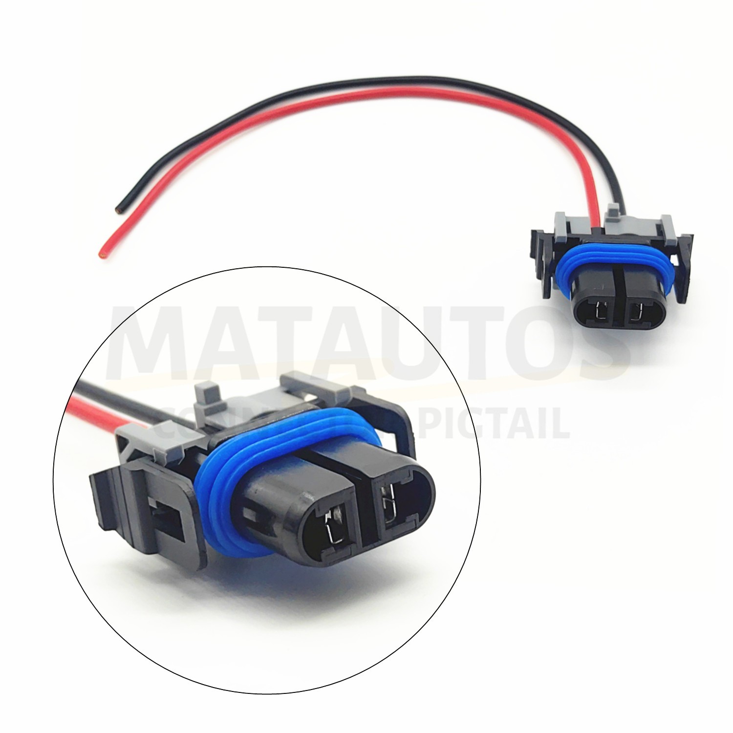 2 Wire Fog Light Fog Lamp Connector Repair For Hyundai Sonata 2006-2019