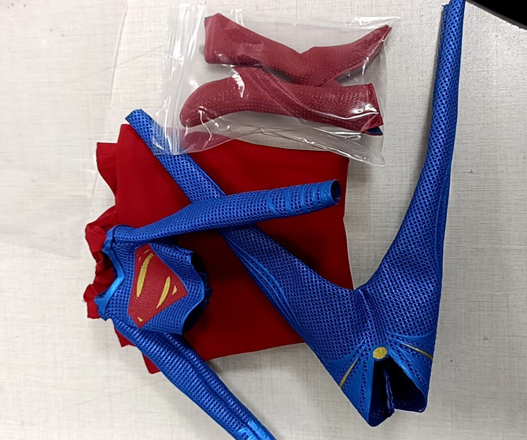 DIY Super Girl Power Women Clothing set 1/6 Action Figure 12'' Without body