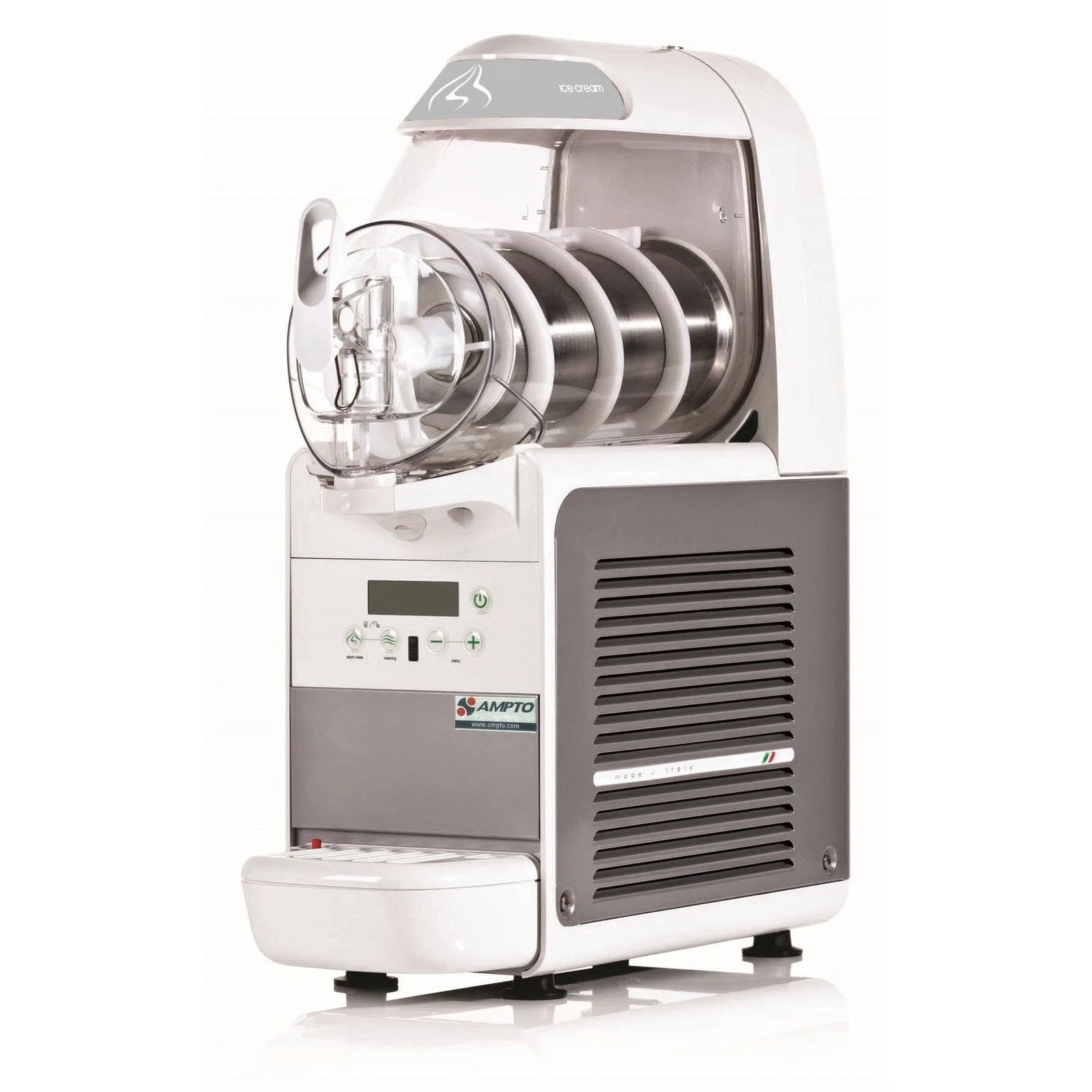 AMPTO Q1156 Countertop Frozen Dessert Dispenser w/ 1.5-Gal. Bowl, Variable Sp...