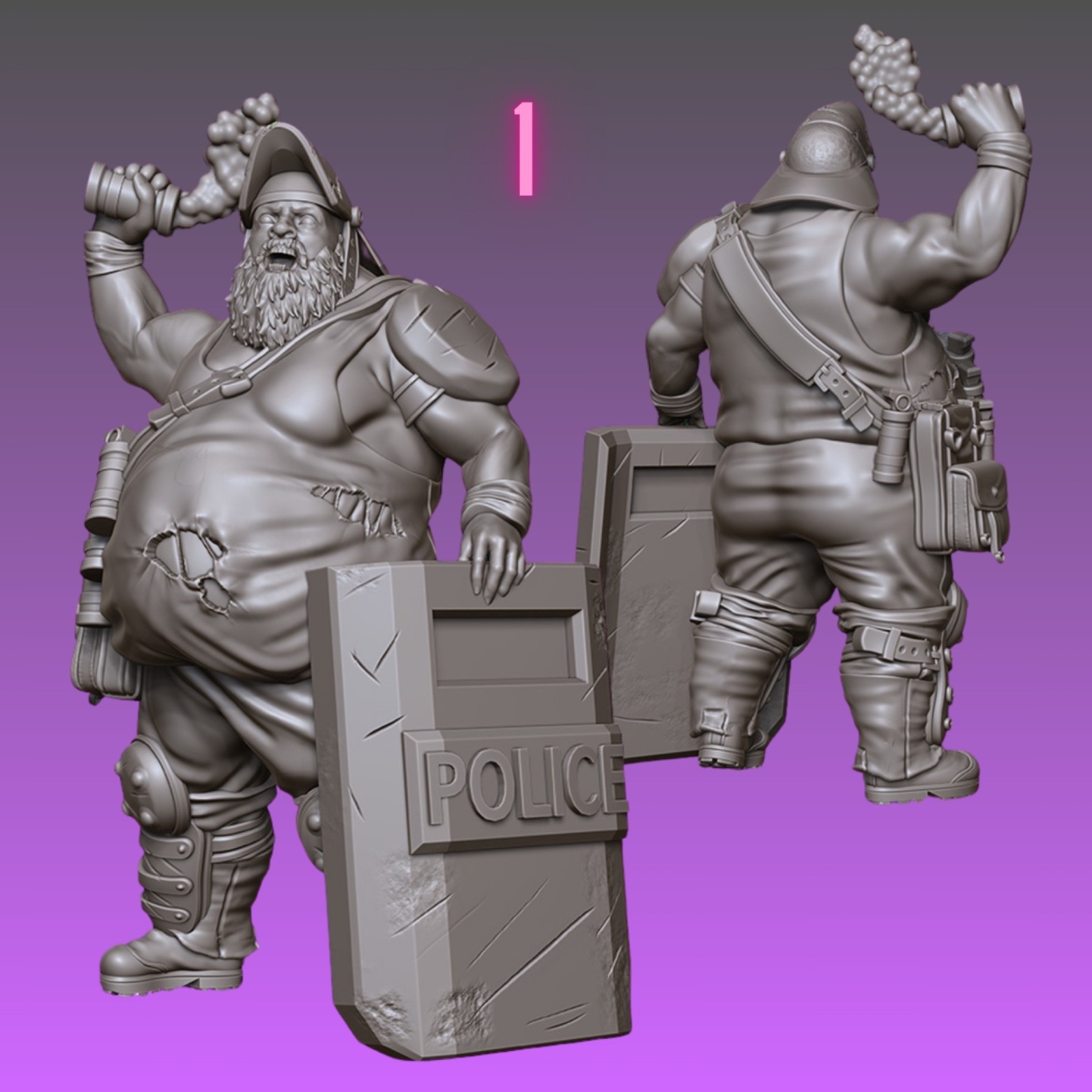 Prison Riot - Aftermath Studios 28mm 32mm Scale Miniatures