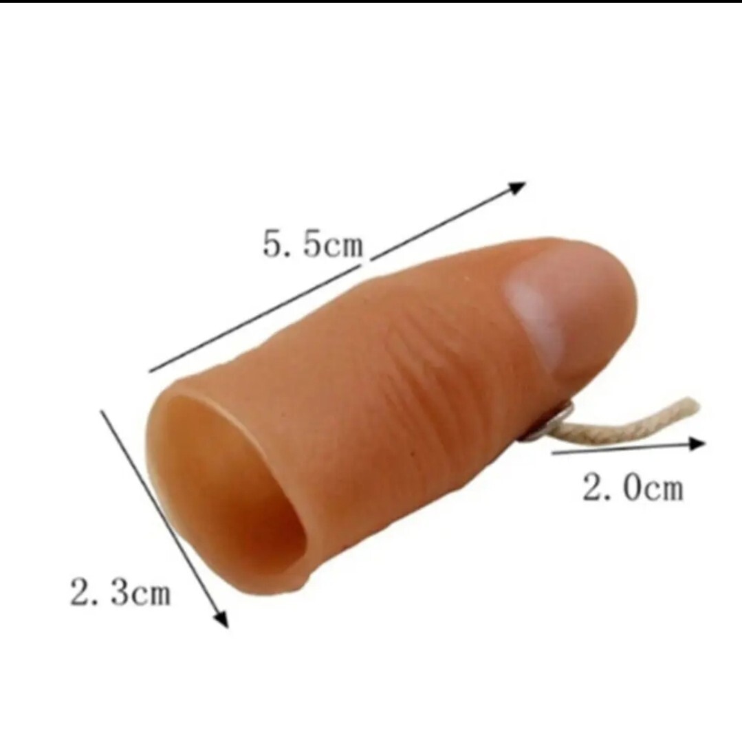 Magic Trick Moving Flame Illusion Rubber Thumb Magician's Prop T15