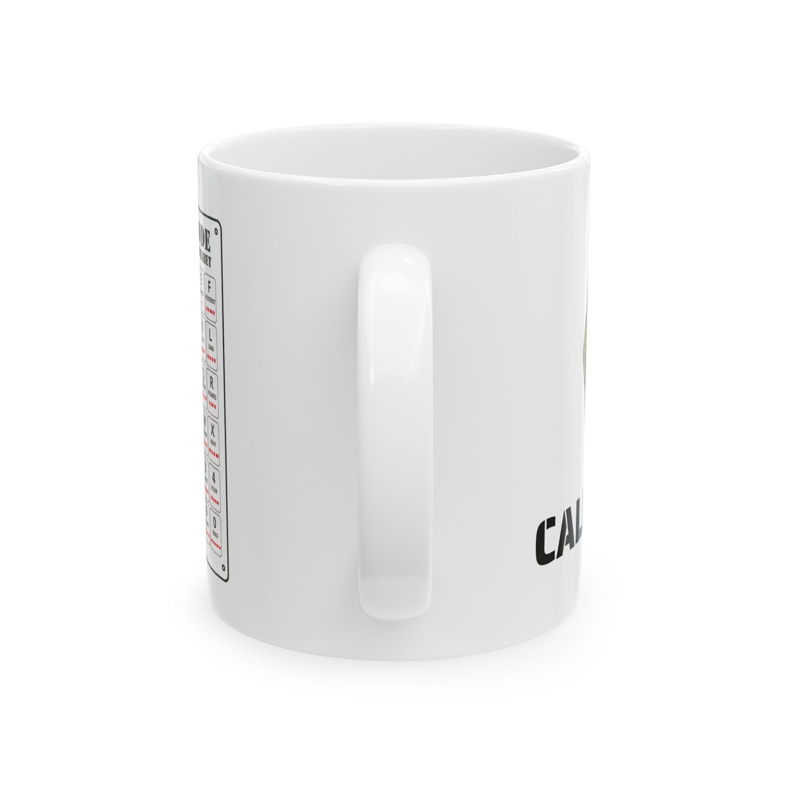 Ham Radio Callsign Mug Ceramic Mug | ARRL Logo, Morse Code & NATO Chart