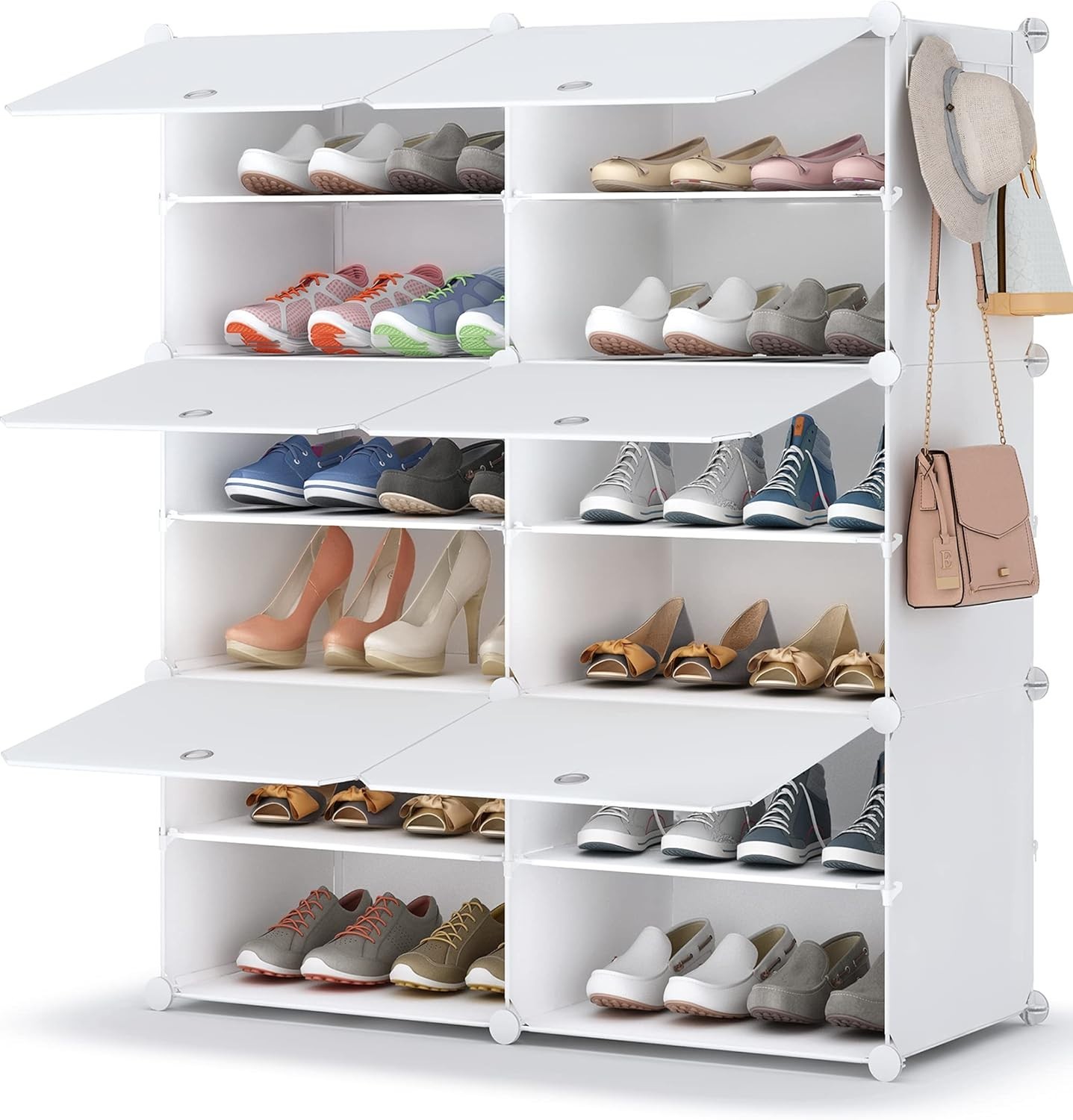 Zapateros Organizador 24 Pares Para Cuartos Zapateras Organizer For Shoes Closet