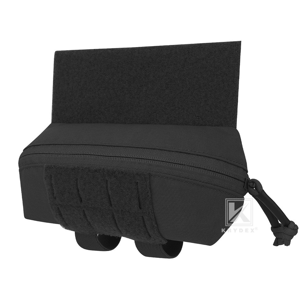 KRYDEX Tactical Drop Dump Pouch Black for JPC/CPC/FCPC Vest,D3CR/MK3/4 Chest Rig