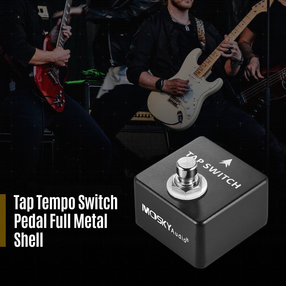 MOSKYAudio TAP SWITCH Tap Tempo Switch Pedal Full Metal Shell