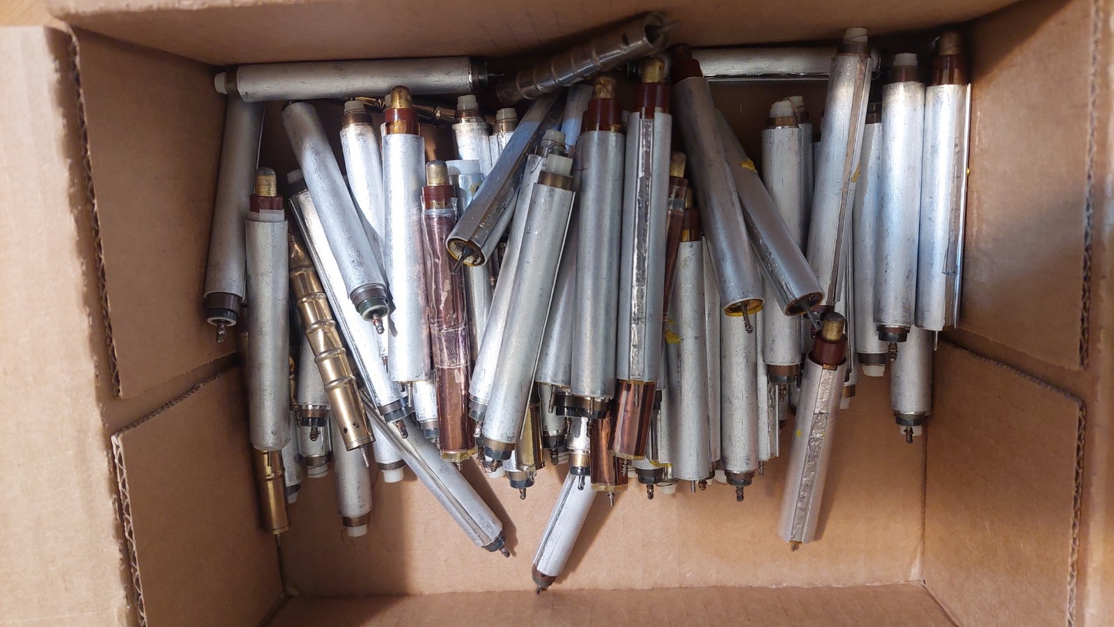 RD003 and SBM20 Geiger tubes REJECTED by incoming parts inspection AS IS Lot 81