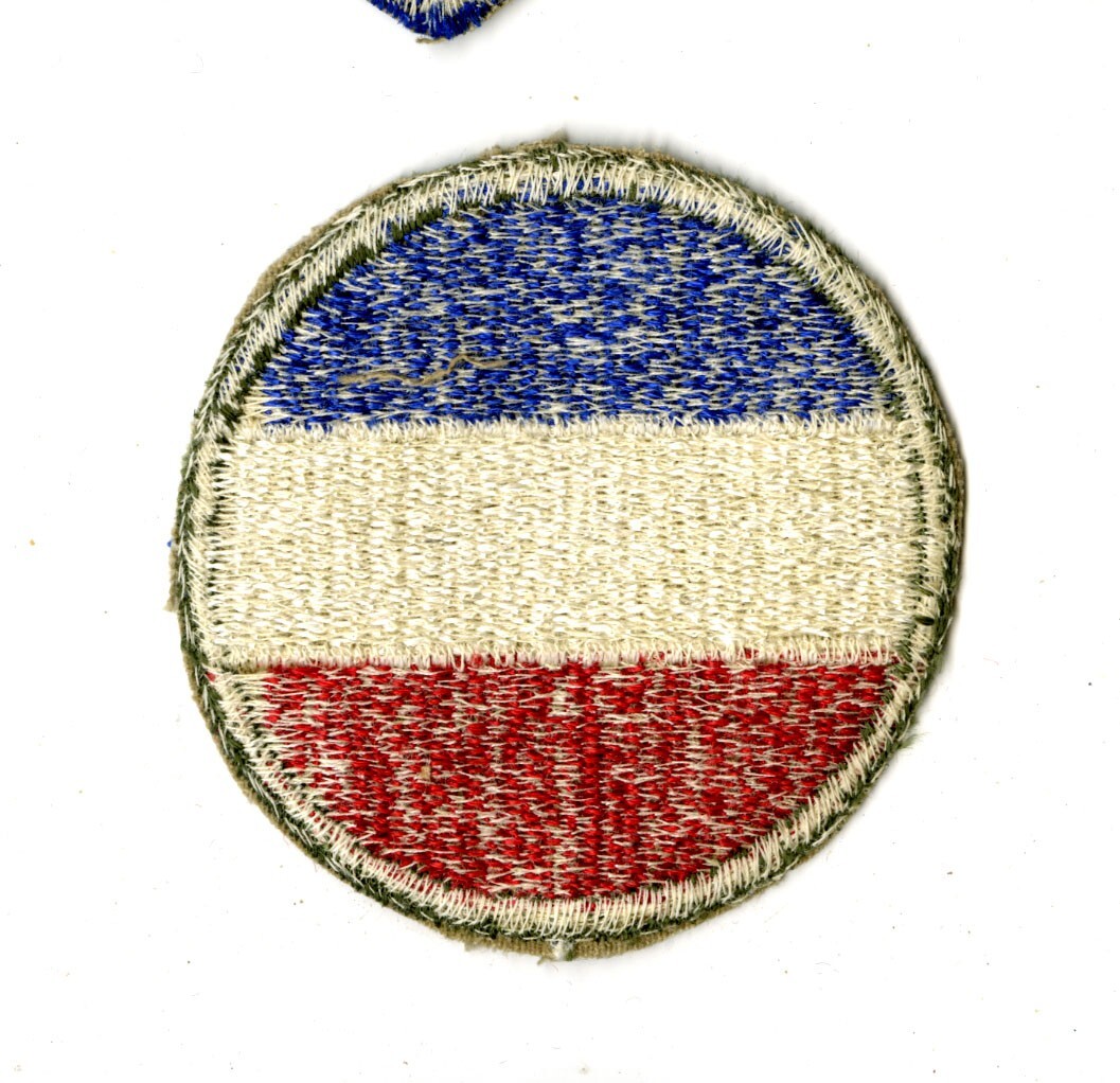 Army Ground Forces White Back Patch WWII Original