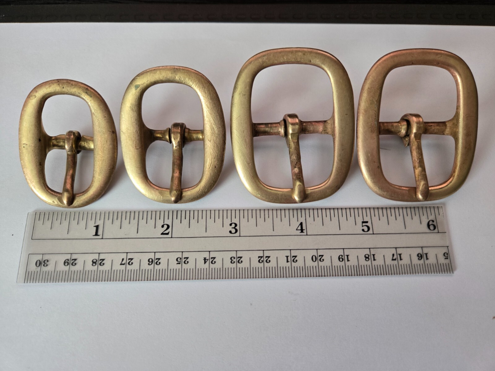 Horse Halter/Bridle Brass Buckles, Large