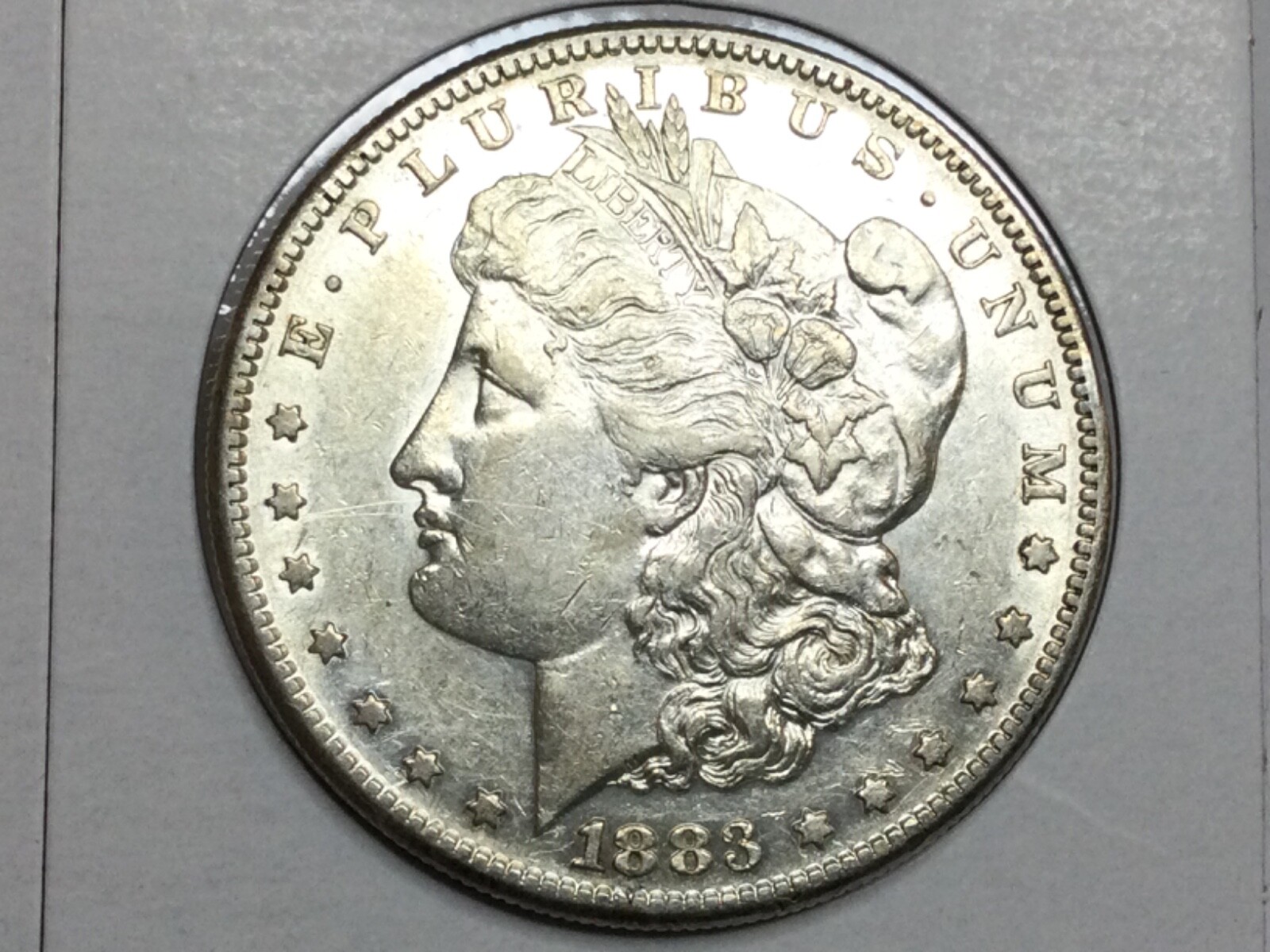1883-S Morgan Dollar super slider
