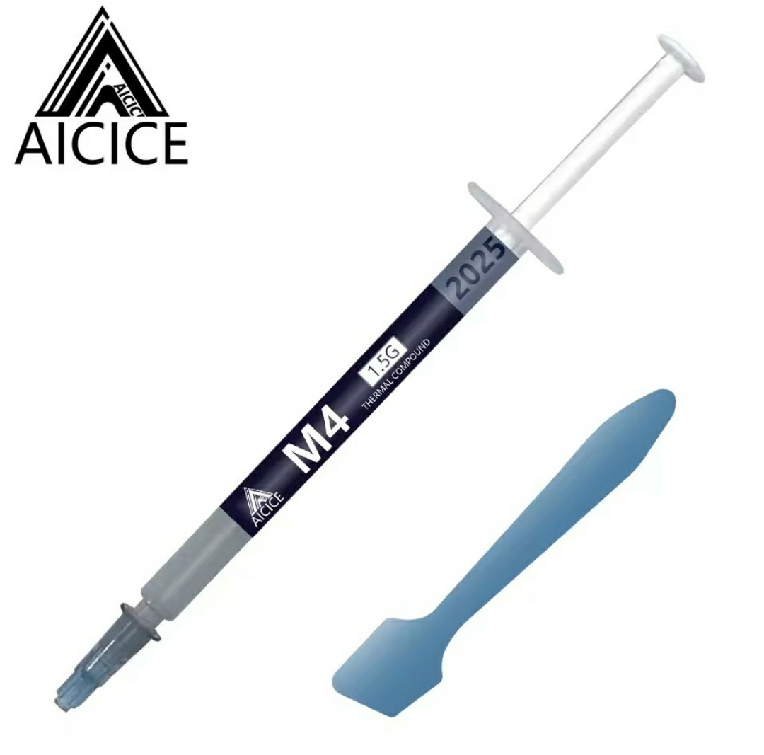 AICICE M4 Thermal Paste 1.5g CPU GPU Heatsink Compound + Spreader Tool