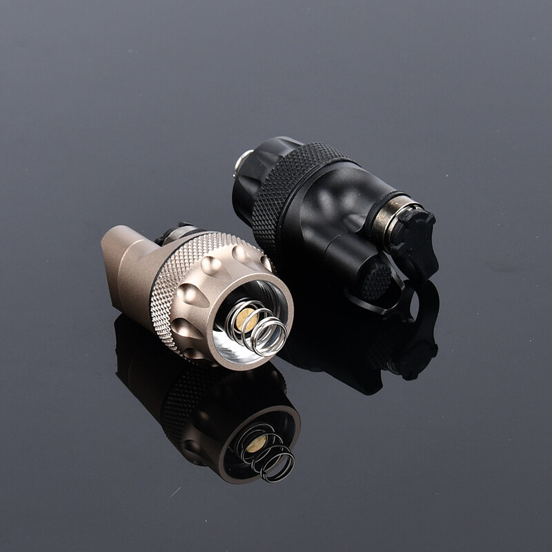 Tactical Wadsn Flashlight Metal Tail Cap Dual Function Pressure Switch SF Plug