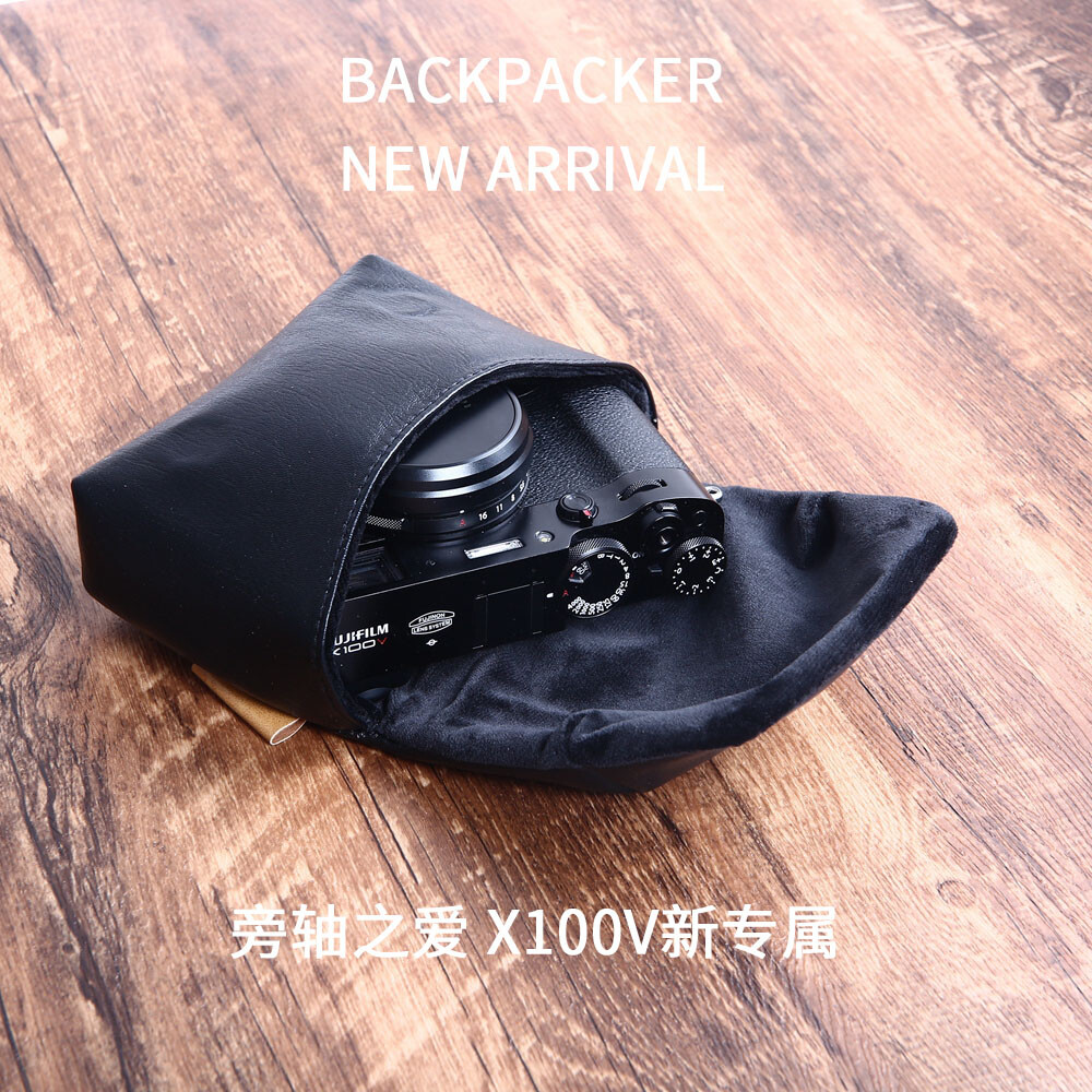Leather Camera Case Bag For Fujifilm Fuji X70 X100s X100f X100V Panasonic LX100