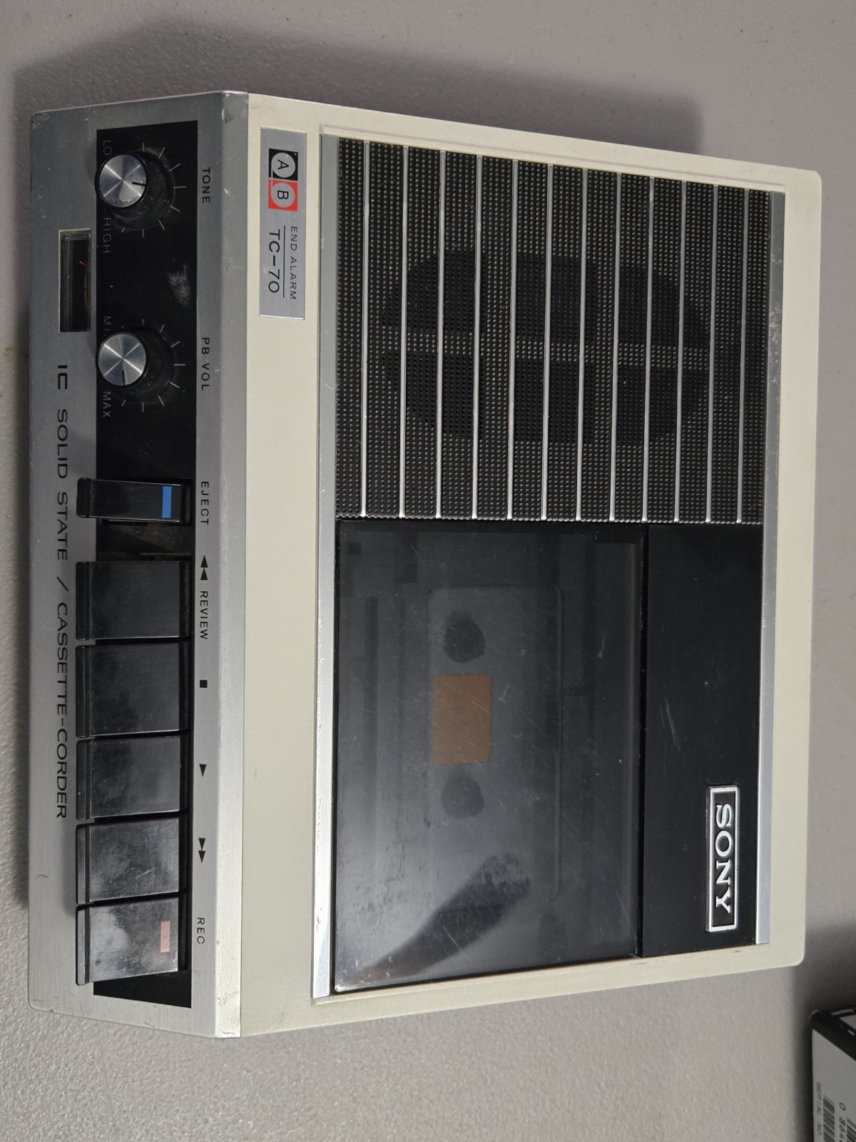 Sony TC-70 Sony-Matic Cassette-Corder  Made In Japan Works