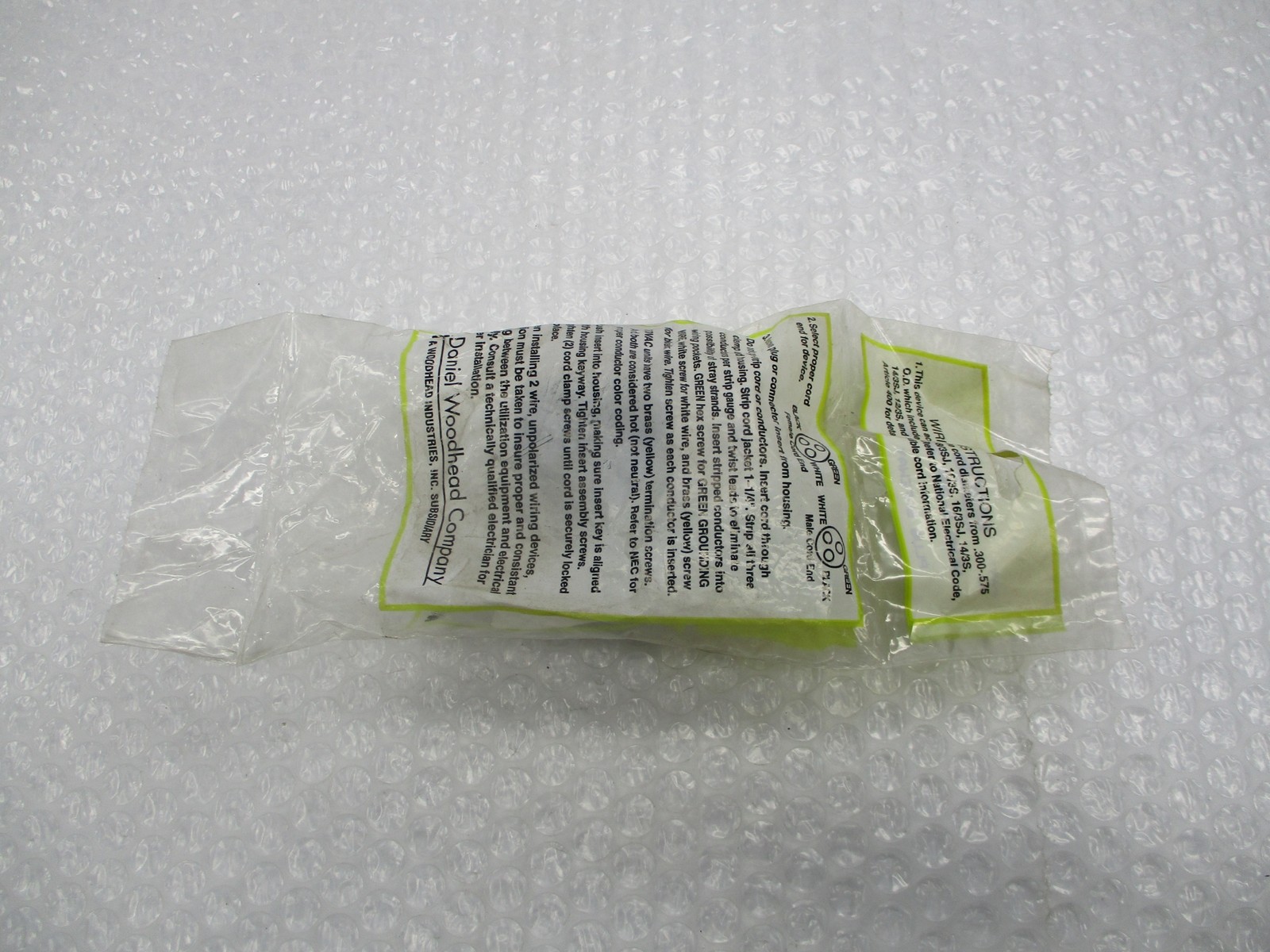 WOODHEAD 5366 PLUG NSMP