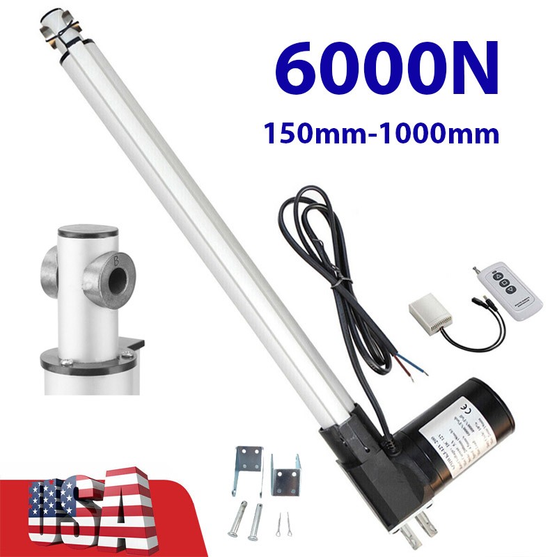 6000N 1320lbs 12V Heavy Duty Linear Actuator 2" - 40inch 1000MM Stroke Electric