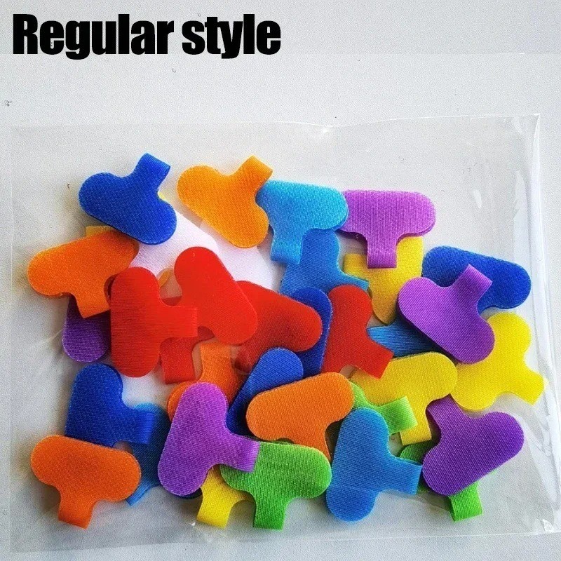 150-10 pcsNylon Cable Labels Reusable Cable Tags Wraps Flexible Cable Organizer
