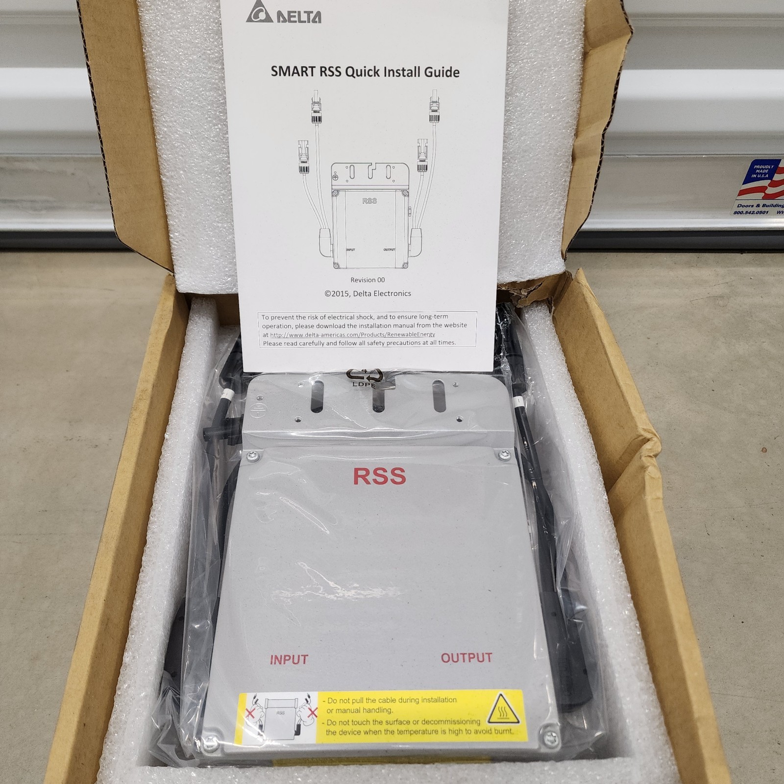 Delta Smart RSS Solar Rapid Shutdown Device | 600VDC String-Level Disconnect