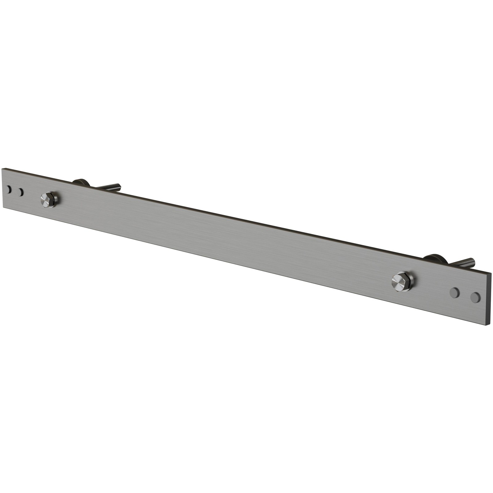 Track Extension Kit, 24 Inches, Satin Stainless Steel by Stone Harbor Hardware