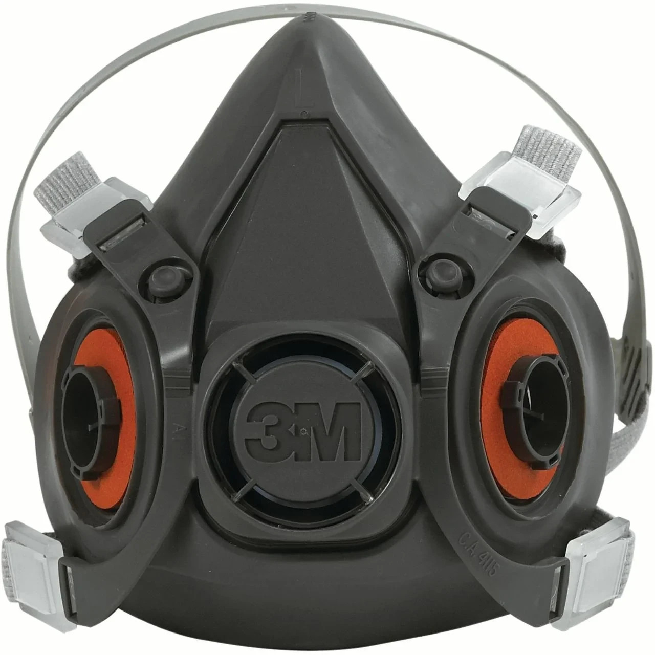 Lot of THREE 3M 6200/07025 Half Facepiece Respirator Masks, Size MEDIUM