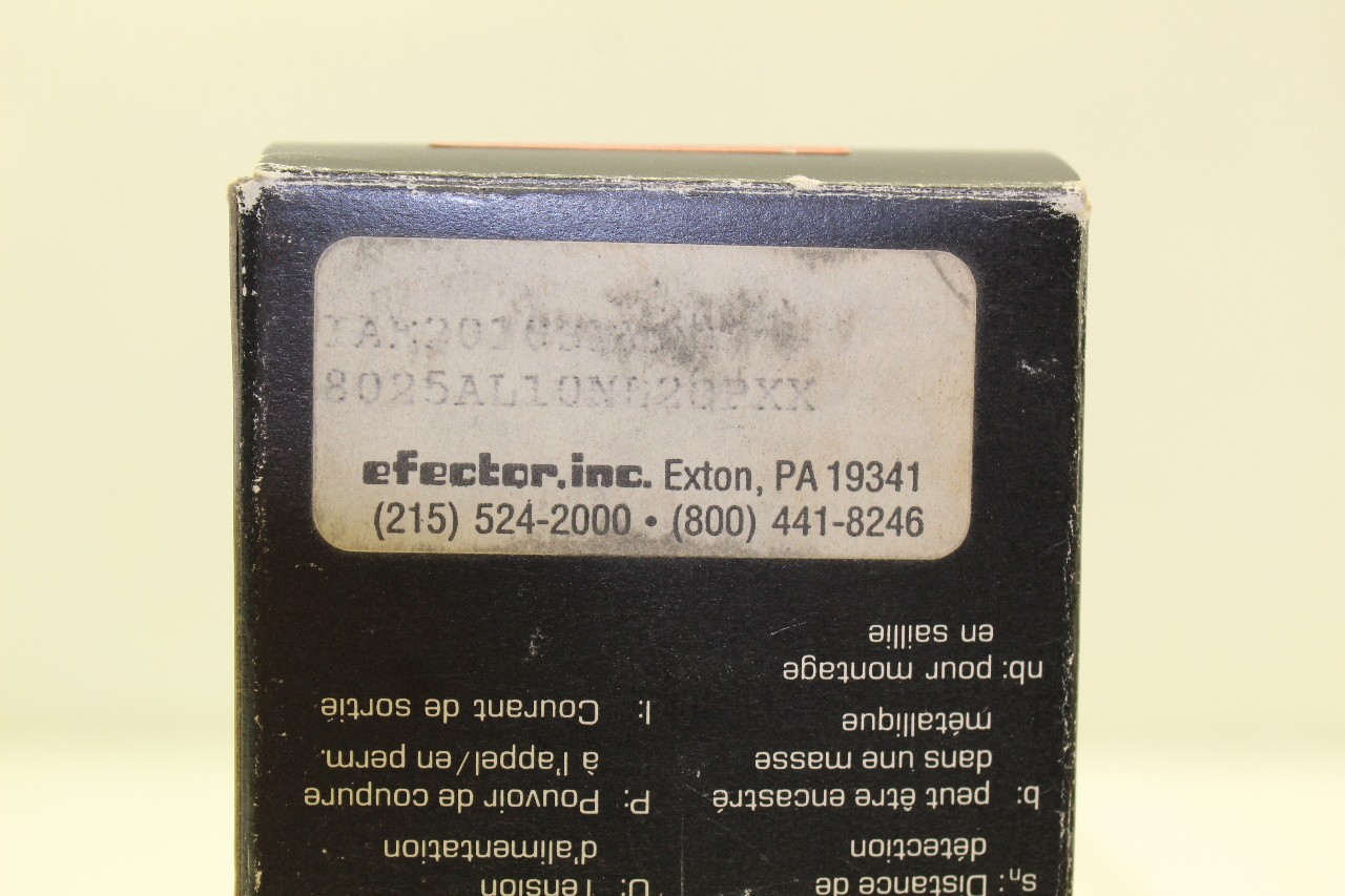 Efector IAE2010SFROG Proximity Switch New In Box