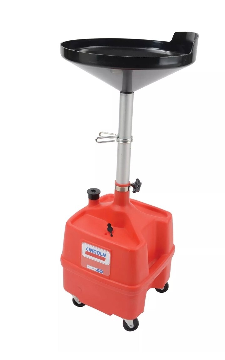 Lincoln 3508 Plastic Oil Drain 8 Gallons