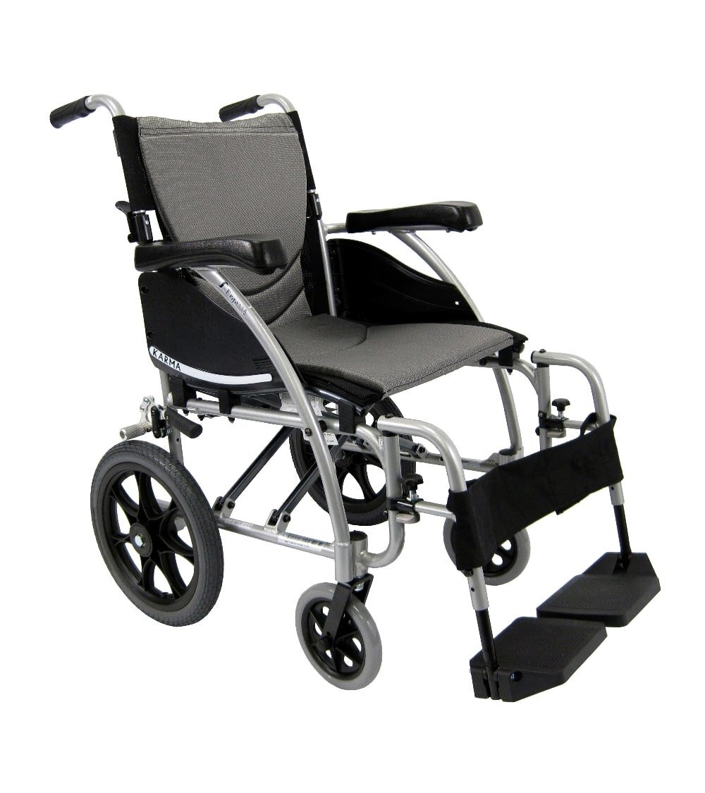Karman, Ergonomic Transport Wheelchair, Model S-Ergo 115TP, Fixed Wheel,...