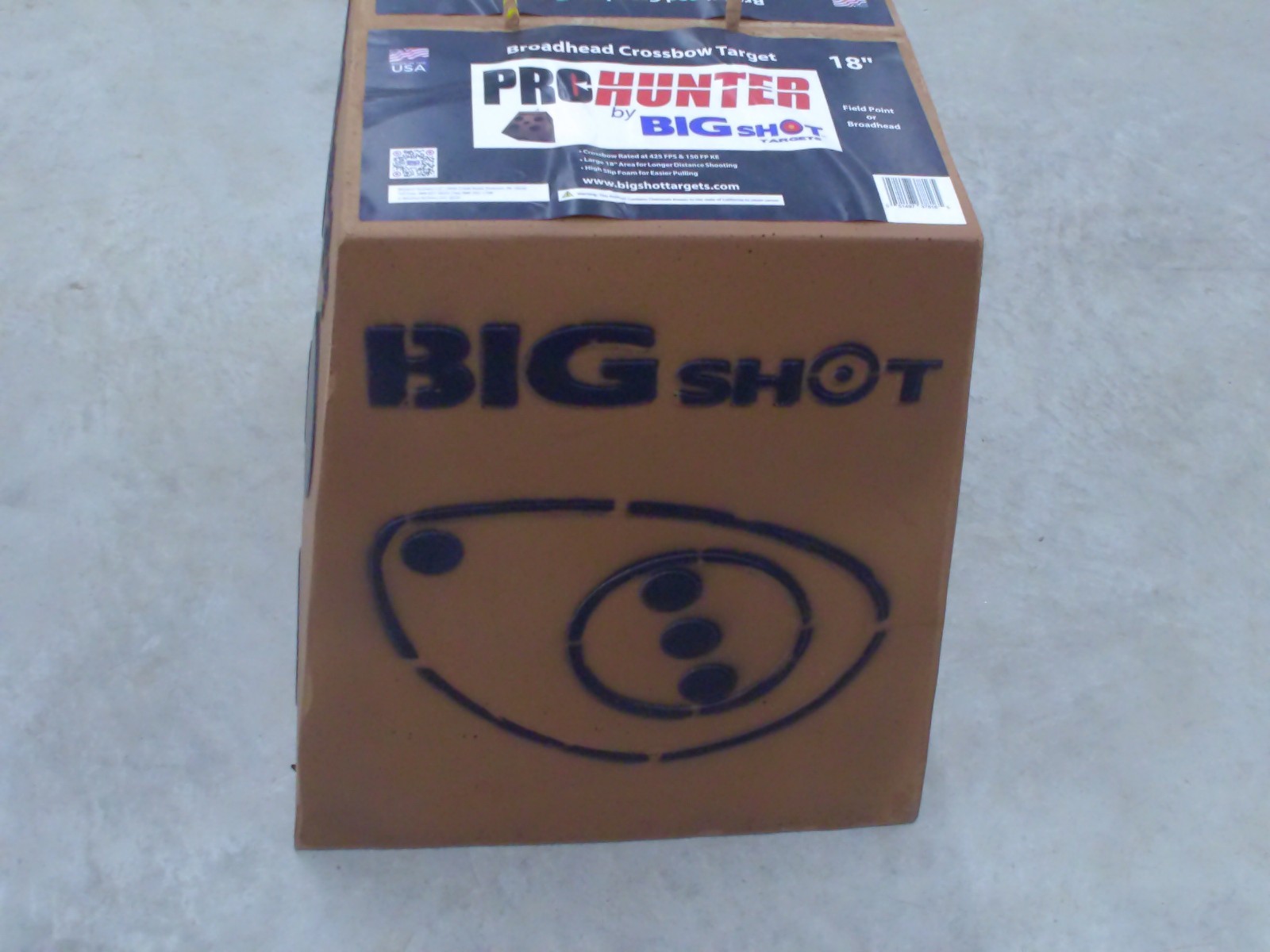 Big Shot Pro Hunter 18 Broadhead Target RATED 425 FPS