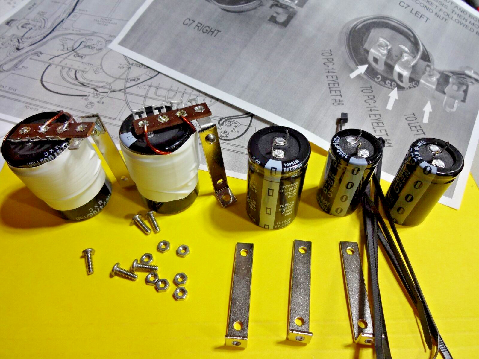 DYNACO ST-120 MAIN CHASSIS FILTER SET  AS REQUESTED