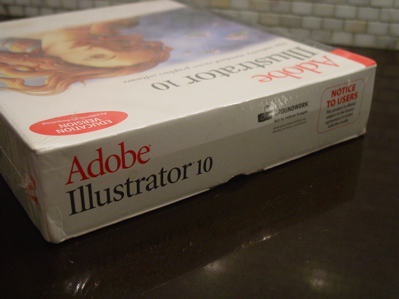 Academic Education Version Adobe Illustrator 10 for Windows PC NEW Sealed